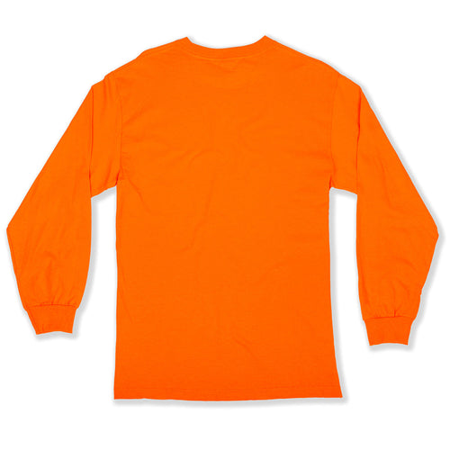Camiseta clásica de manga larga — Naranja — vista 2
