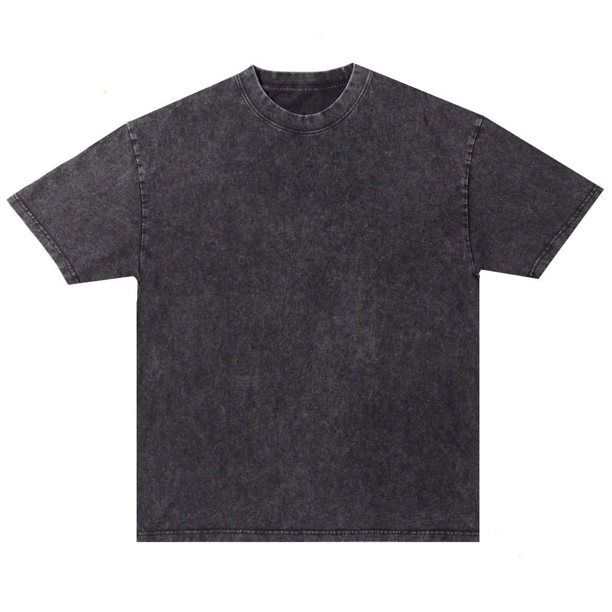 Camiseta Heavyweight Mineral Wash — Negro tormenta — vista 1