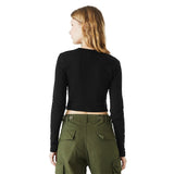Women's Micro Rib Long Sleeve Tee