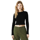 Women's Micro Rib Long Sleeve Tee