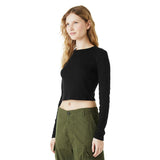Women's Micro Rib Long Sleeve Tee